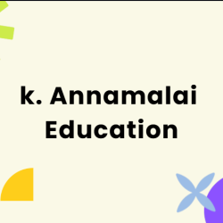 k. Annamalai Education