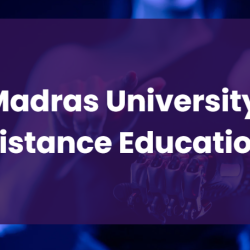 Madras University Distance Education