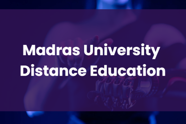 Madras University Distance Education