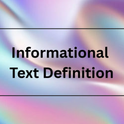 Informational Text Definition